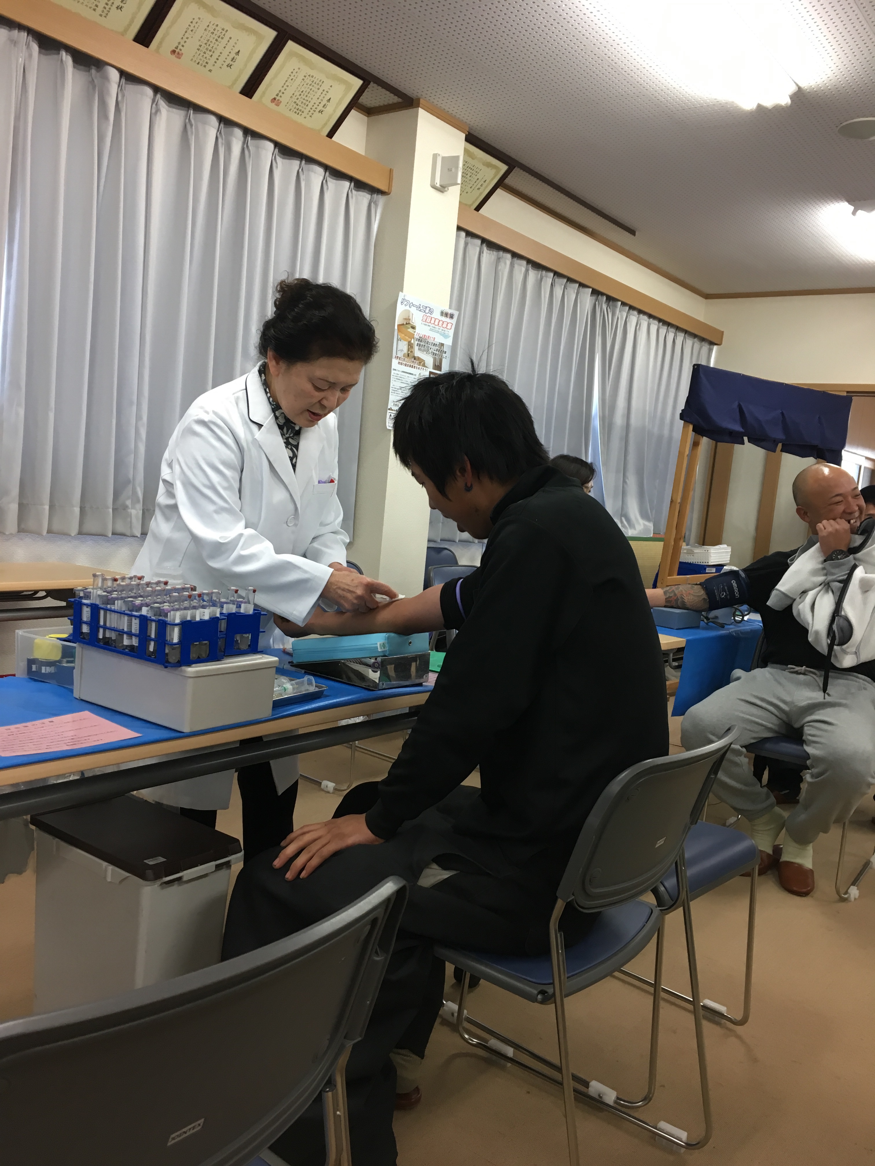 健康診断でした。